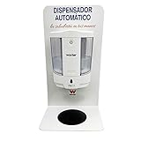 Evita el contacto con su superficie evitando transmisiones de virus gracias a su sensor infrarrojo de proximidad con una distancia de detección aproximada de 8 cm, se rellena de manera fácil y es muy cómodo para su limpieza