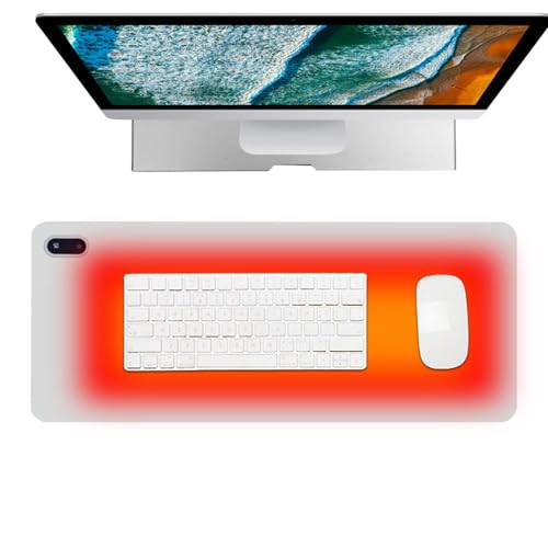 Tapis de clavier pour bureau à chauffage rapide 5 niveaux réglables