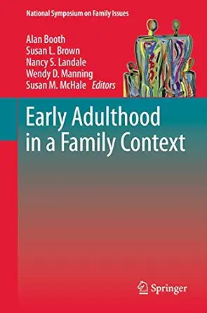 Early Adulthood in a Family Context 2012th Edition book cover