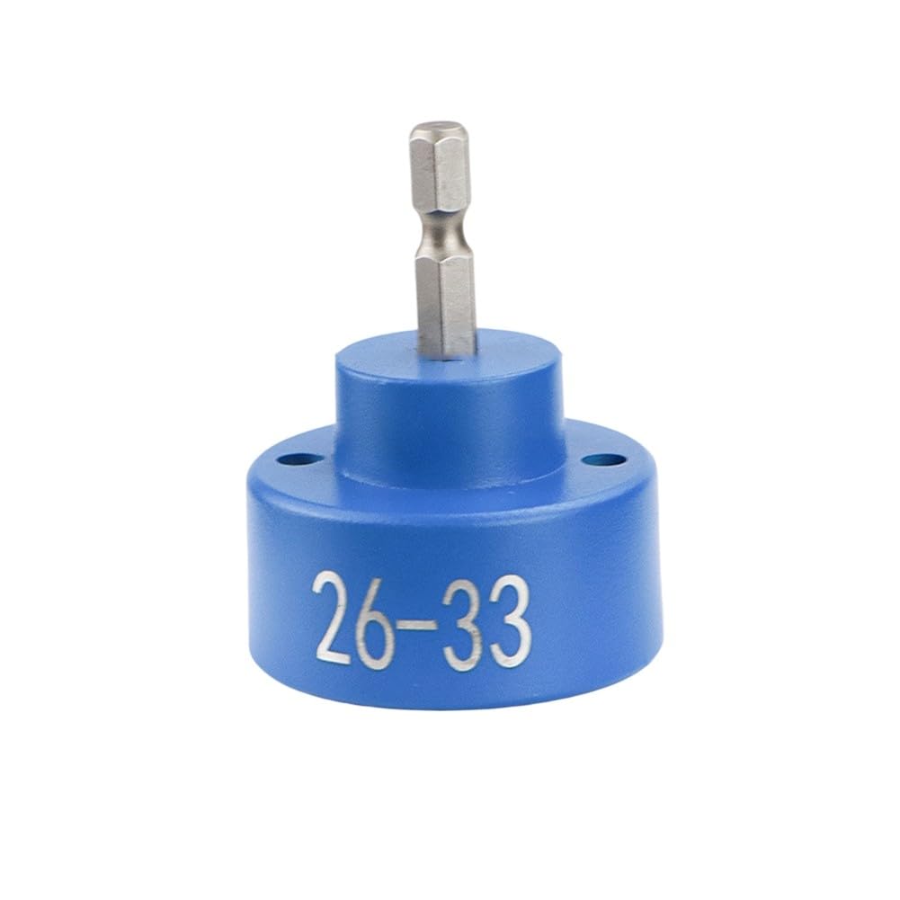 Adapter do zamykania butelek 1/4 cala trzpień sześciokątny tworzywo sztuczne niebieski