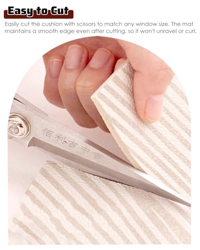Coussin de fenêtre isolant et antidérapant avec revêtement imperméable moderne