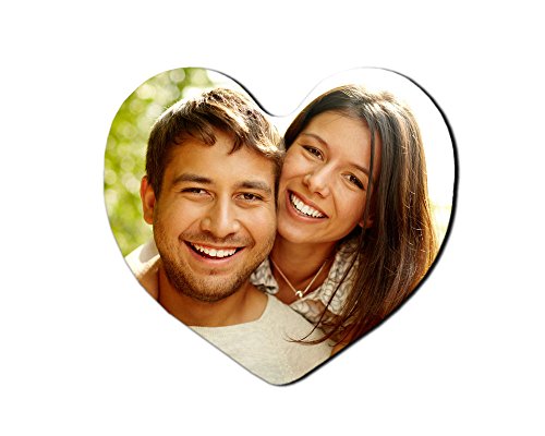 Imán Personalizado con tu Foto en Forma de corazón
