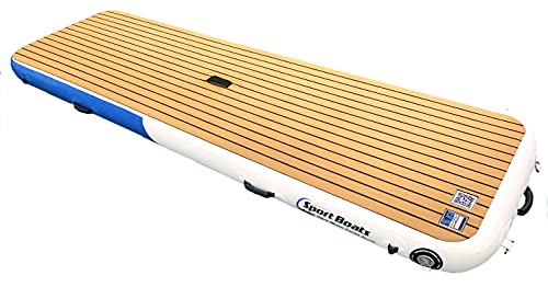 Inflatable Sport Boats Mini Mate Yacht Dock 10' X 3' Inflatable Water Platform Dock #TOP23