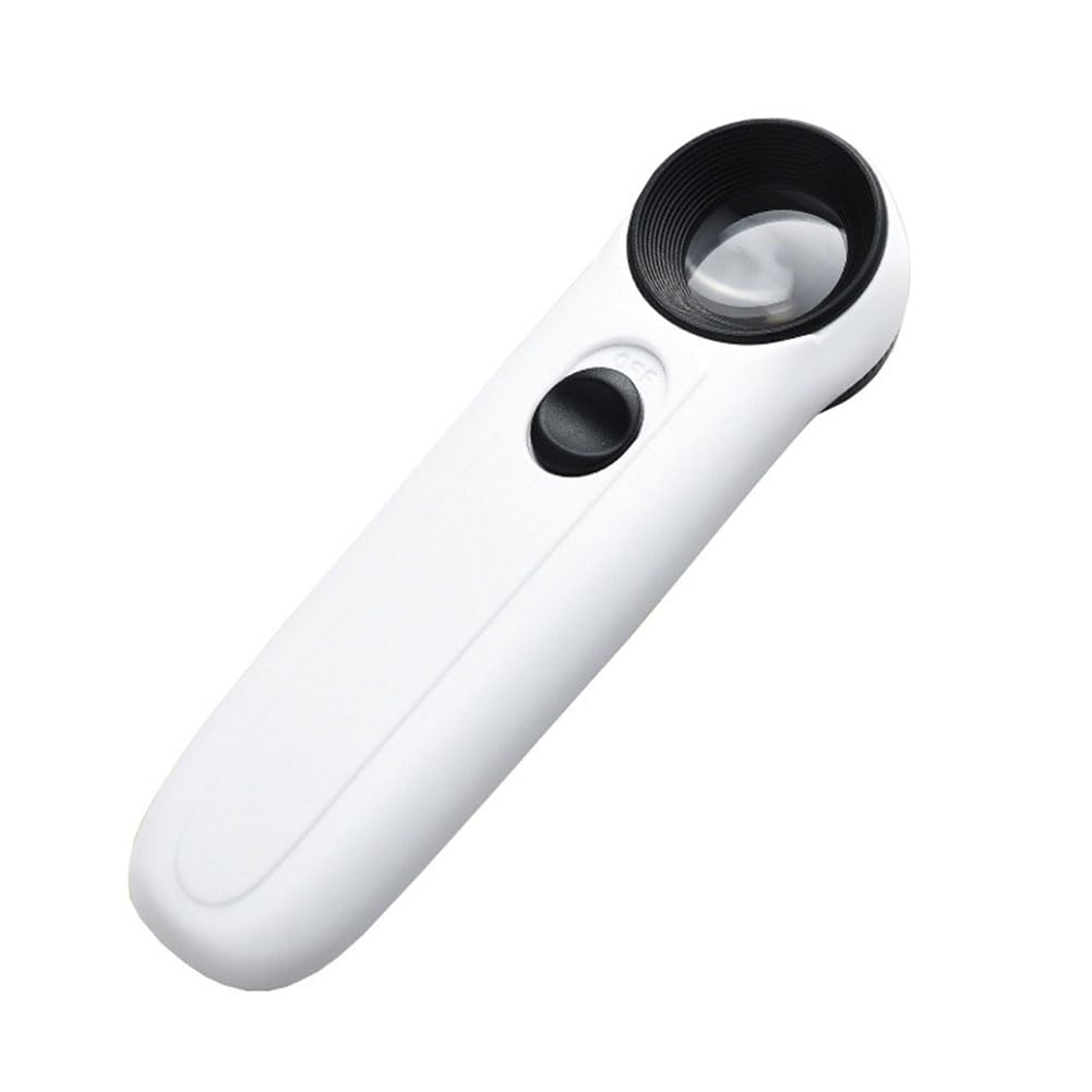 Umsoxhy 40X Magnifying Glass with Light Magnifier Portable Desk Read Light for Jewelry Appraisal Reading Repairing Instrument