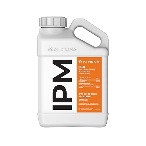 Athena IPM Plant Pest Control Solution | Broad Spectrum Fungicide & Insecticide for Indoor and Outdoor Plants | Supports Control of Spider Mites, Powdery Mildew, and Common Plant Pests | 1 Gallon