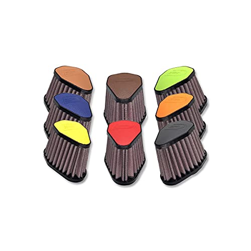 DNA High Performance Filters Universal Air Filter Compatible with Hexagonal 38mm Inlet 68mm Length Leather Top PN: V-3800-L