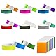 150 Stück Einlassbänder, Wasserdicht Event Armbänder, Festivalbänder, 19×250 mm Wasserdichtes papier Einlassbänder für Club Party Festival Wasserpark (15 Farbe)