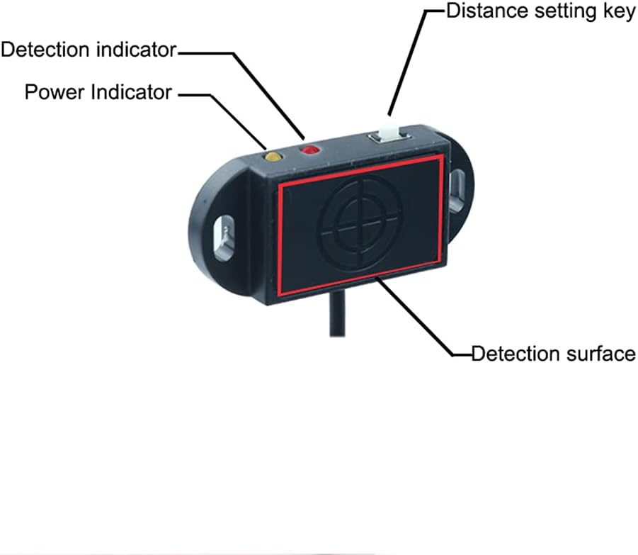 Taidacent 8-24V Non Contact Level Switch Capacitive Type Level Sensor External Liquid Sensor Water Level Detector Sensor Switch for Smart Toilets Water Tower Water Purifiers