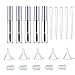 Produktbild Kosmetische Flasche JRC 5PCS 12ml leeren Mascara Rohr mit Wimpern Wand + 5pcs Trichtern und Transfer Pipettes Set for Castor Oil DIY Container-Set Reise Flaschenset