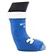 Woodrow Wear, Power Paws Advanced Dog Socks, Blue with A Bone, XL, Fits 95-130 pounds