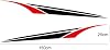 2 Calcomanías para Puertas de Auto para Nissan Rogue Sport 2017-2022 | Cubierta de Vinilo Impermeable Antirrayaduras, Calcomanías de Estilo Deportivo de Carreras para Exterior 3