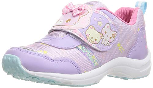 [ムーンスター] スニーカー 運動靴 女の子 14~19cm ミュークルドリーミー キッズ SAN C010 パープル 15.0 cm 2Eのサムネイル