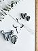 Polymer Clay Cookie Cutters â€“ The Clayful Co Bessie Cow Skull Stud Combo Pack Set of 4 â€“ Plastic Cutter for Jewelry and Earring Shapes