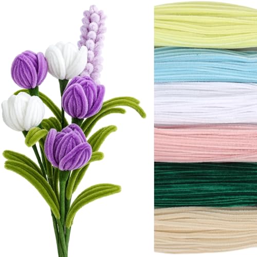 Projets artistiques sans limites grâce aux tiges chenilles souples de 30 cm