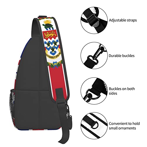 Mochila bandolera unisex negra para día y senderismo miniatura 6