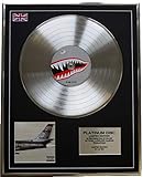 A Limitierte Edition Platin Schallplatte Record