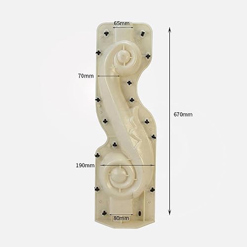 Miniatura 3 de 2 unidsset Balaustrada Moldes de columna de cemento de hormigón para bricolaje yeso de yeso decoración de jardín