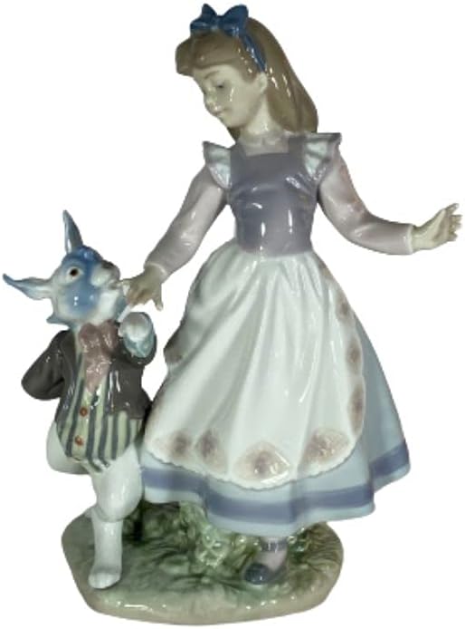 Lladro "Alice in Wonderland Collectible Figurine #05740 Retired Glazed Finish