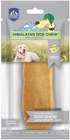 Himalayan Pet Supply Cheese Chews | Long Lasting, Stain Free, Protein Rich, Low Odor | 100% Natural, Healthy & Safe | No Lactose, Gluten Or Grains | Xlarge | for Dogs 55 Lbs & Larger, Brown, X-Large (521015)