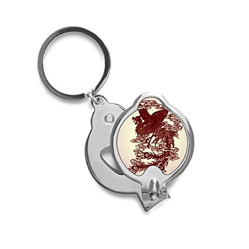 Coupe-ongles portrait oiseau phénix DIYthinker idée cadeau originale pour soin des mains