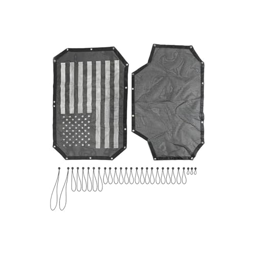 Housse Toit Pare-Soleil Anti-UV pour Jeep Wrangler JK 2007-2017 en Maille