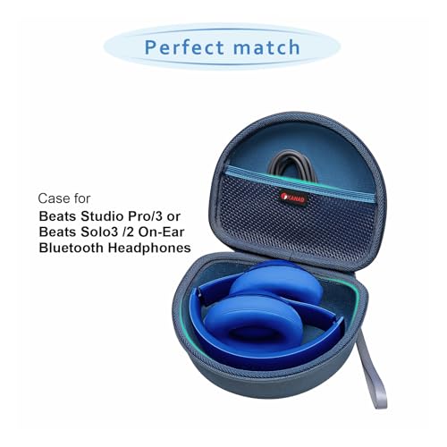 Étui Beats casque audio bleu | Rangement rigide antichoc Google