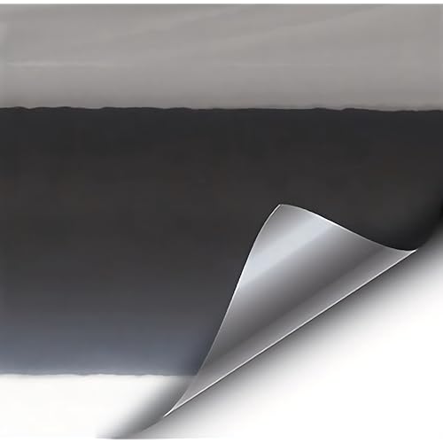 VViViD Standard Gloss Chrome Black Vinyl Wrap Adhesive Film Roll (10ft x 5ft)