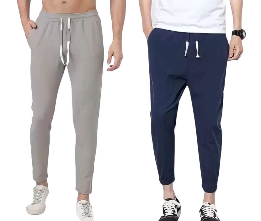 Image of Men's Track Pant Casual Wear Runing Sports Joggers Lower Pack of 2
