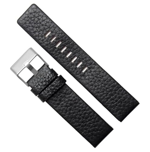 Bracelet de montre en cuir masculin pour DZ1657 DZ1405 DZ120 noir brun