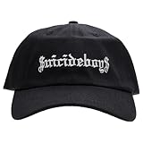 Hip Hop Rapper Dad Hat Baseball Cap Embroidered Adjustable Black