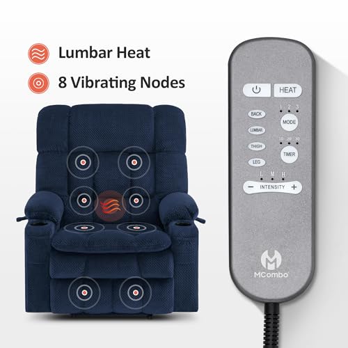 Image of MCombo Oversized Dual Motor Power Lift Recliner Chair for Elderly R7891