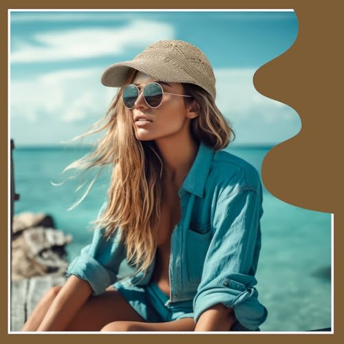 Image of Hercicy 2 Pcs Baseball Cap for Women Knit Mesh Trucker Hats Summer Breathable Outdoor Ballcap