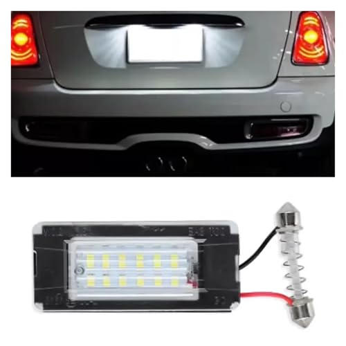 Evita fallos de luz de matrícula LED 6000K para Mini Cooper R56 2