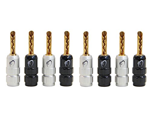 KnuKonceptz eKs BFA Style Banana Plugs - Set of 8-4 Pair