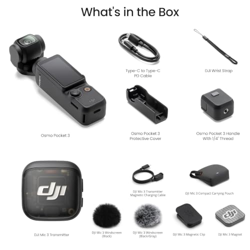 Image of DJI Osmo Pocket 3 Vlog Bundle 2, Vlogging Camera with 1'' CMOS & 4K /120fps