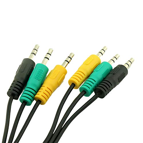 Cable TRS 3.5 mm a 3 mini jack soluciona audio estático en Logitech Z5500 4