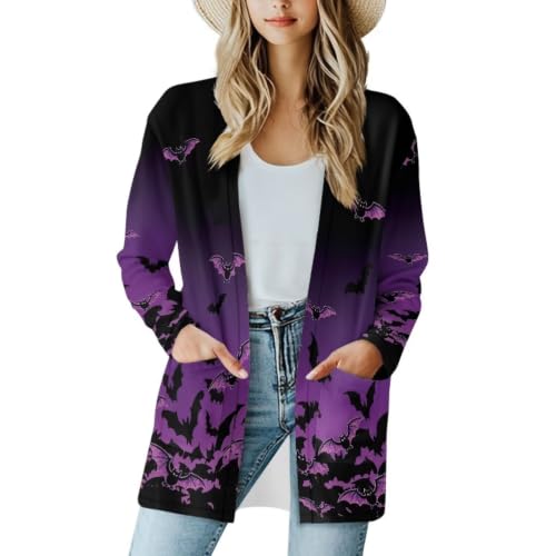 Image of Cardigan Sweaters for Women Long Sleeve Cardigan Soft Drape Open Front Fall Dusters V-Neck Jackets Dressy Loose Coat