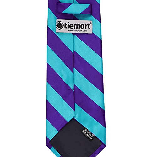 Image of tiemart Men's Striped Tie Standard Length