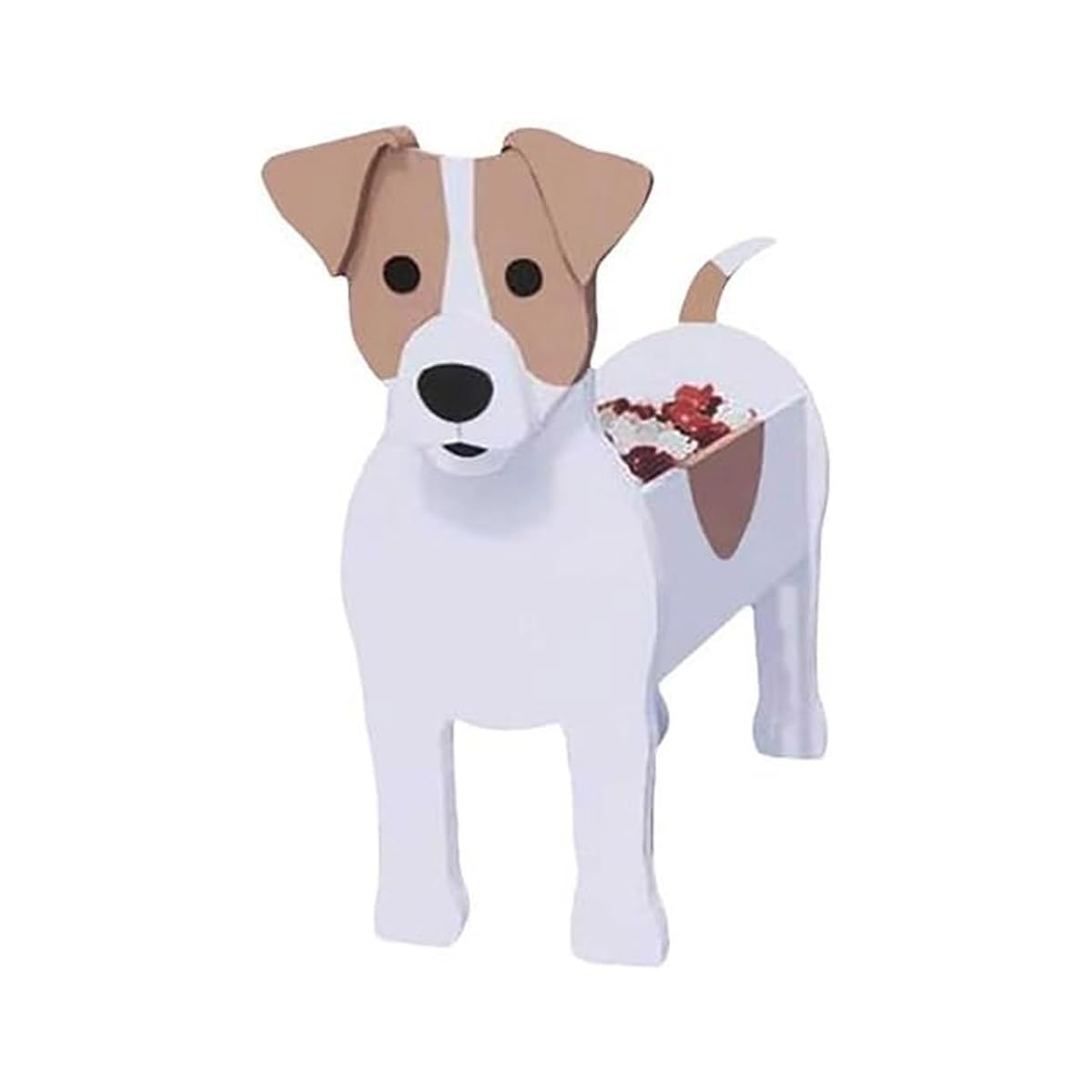 Cute Dog Planter Pot, Detachable PVC Animal Flower Pots for Succulents