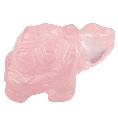 Pierre guérison mookaitedecor tortue quartz rose statue cadeau decoration table