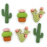 Varios tamaños. Dress It Up in The Desert Buttons, multicolor, 3 piezas