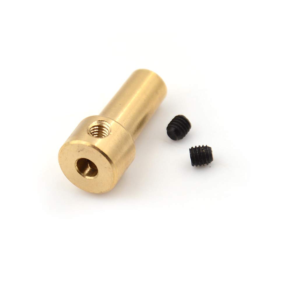 WAAZVXS Coupler 1PC Brass 2.3mm for Electric Drill Chuck for Motor Shaft Coupler