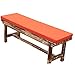 MMYing - Cuscino impermeabile per panca da giardino, 100 cm, con spugna ad alta densità 40D a 2/3 posti, 120 cm, per sedie a dondolo da patio (arancione, 60 x 30 x 5 cm)