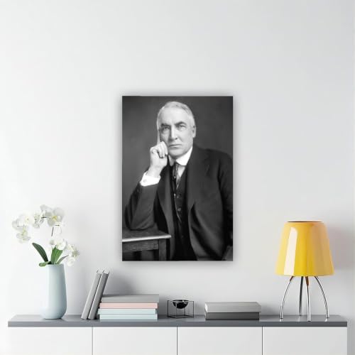 Poster Warren G Harding impression sur toile déco murale 30x45 cm - 6