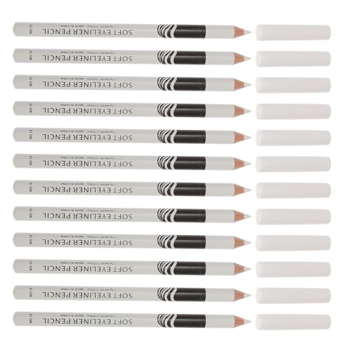 LALAFINA 12 Piezas De Para Ojos Lápices Delineadores De Ojos Resaltadores Cosméticos Prueba De Agua Unidades Por Caja Para Maquillaje De