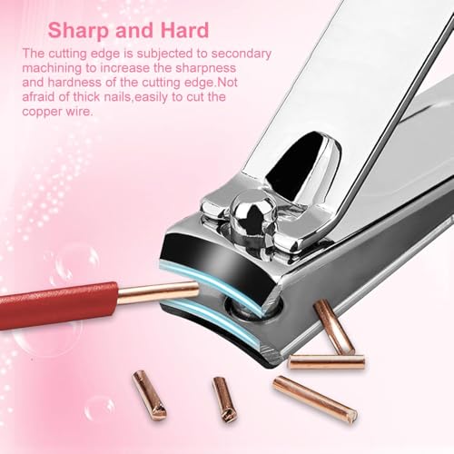 image for Yougai Manicure Set Professional Nail Clippers Set, 18Pcs Manicure Kit