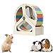 Hamster Laufrad,Leises Hamsterrad,Geeignet füR High End Heimtrainer füR Haustiere Geeignet füR MäUse,Hamster,MäUse Usw,Waschbare Rennmaus Rad Spielzeug,Hochwertiges Geschenk(Farbe ×21cm)