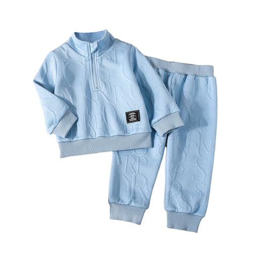 Boys 2 Piece Tracksuit Long Sleeve Hoodie Pants Set Comfortable Sportswear For Toddler Baby Casual Outfits Soft