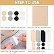 24 Stück Schuh Flicken Für Löcher Schuhreparatur Set Sneaker Reparatur Patch Schuh Fersen Reparatur Fersenpolster Selbstklebend Repair Patches Für Turnschuhe Kleidung Schuhloch High Heels