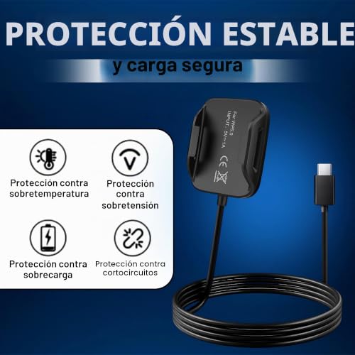 Cargador con cable Dado compatible con WHOOP 5.0 para evitar cortes 2